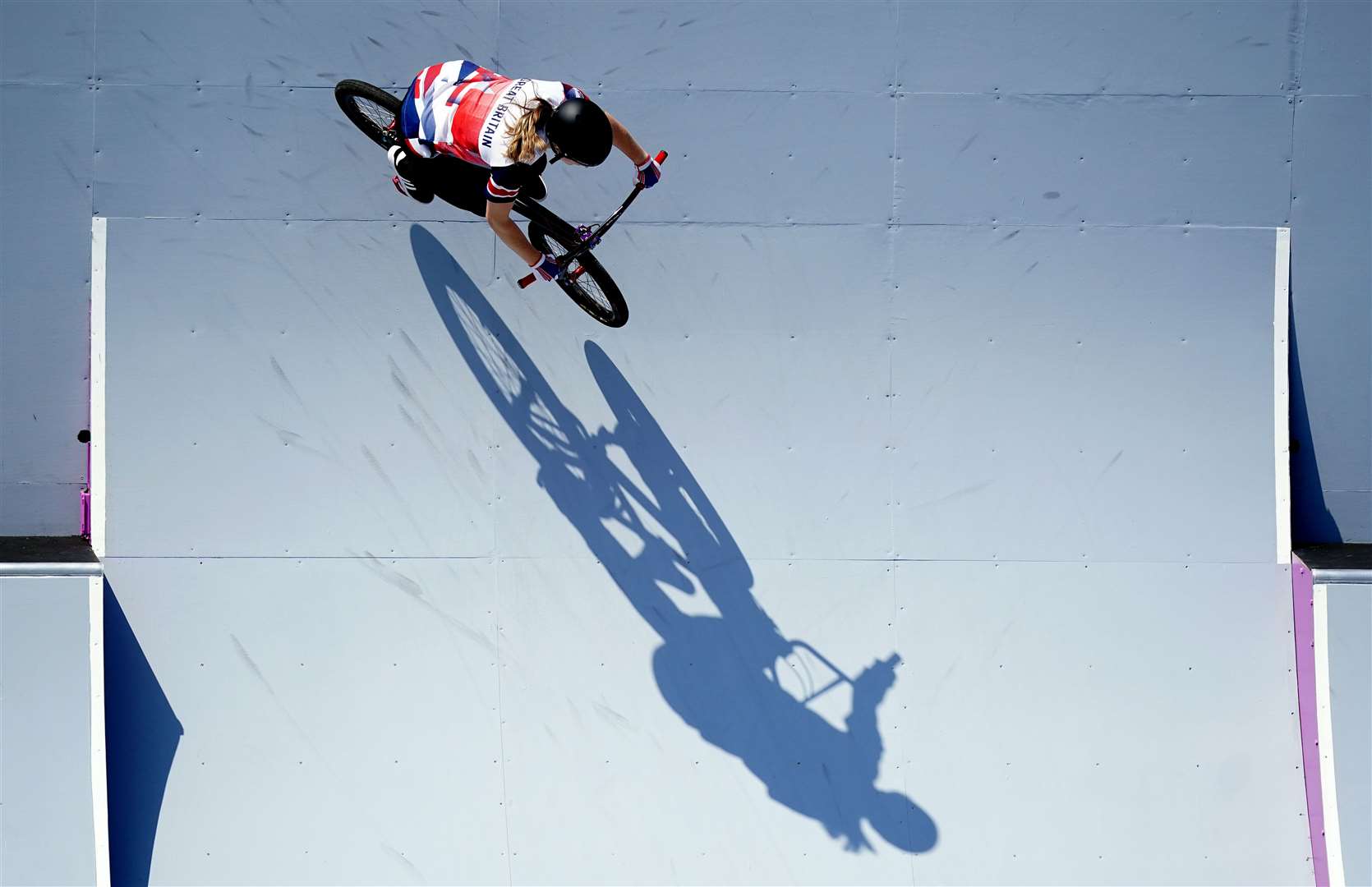 Charlotte Worthington on her way to winning a gold medal (Mike Egerton/PA)