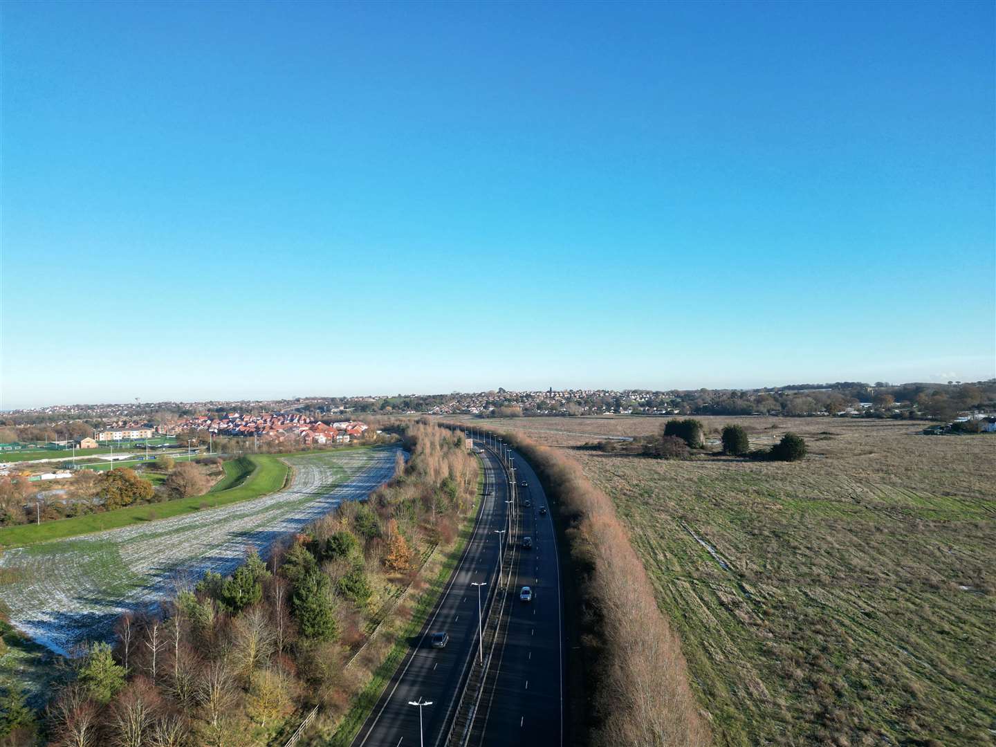 Parts of the A299 New Thanet Way between Herne Bay and Whitstable will be sealed off to traffic for two months. Picture: Barry Goodwin