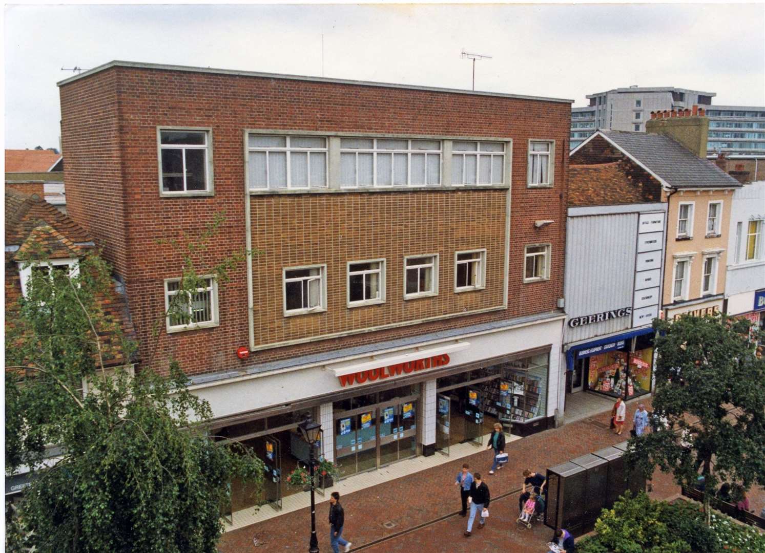 Woolworths in Ashford town centre in the early 1990s...a popular meeting point. Picture: Steve Salter