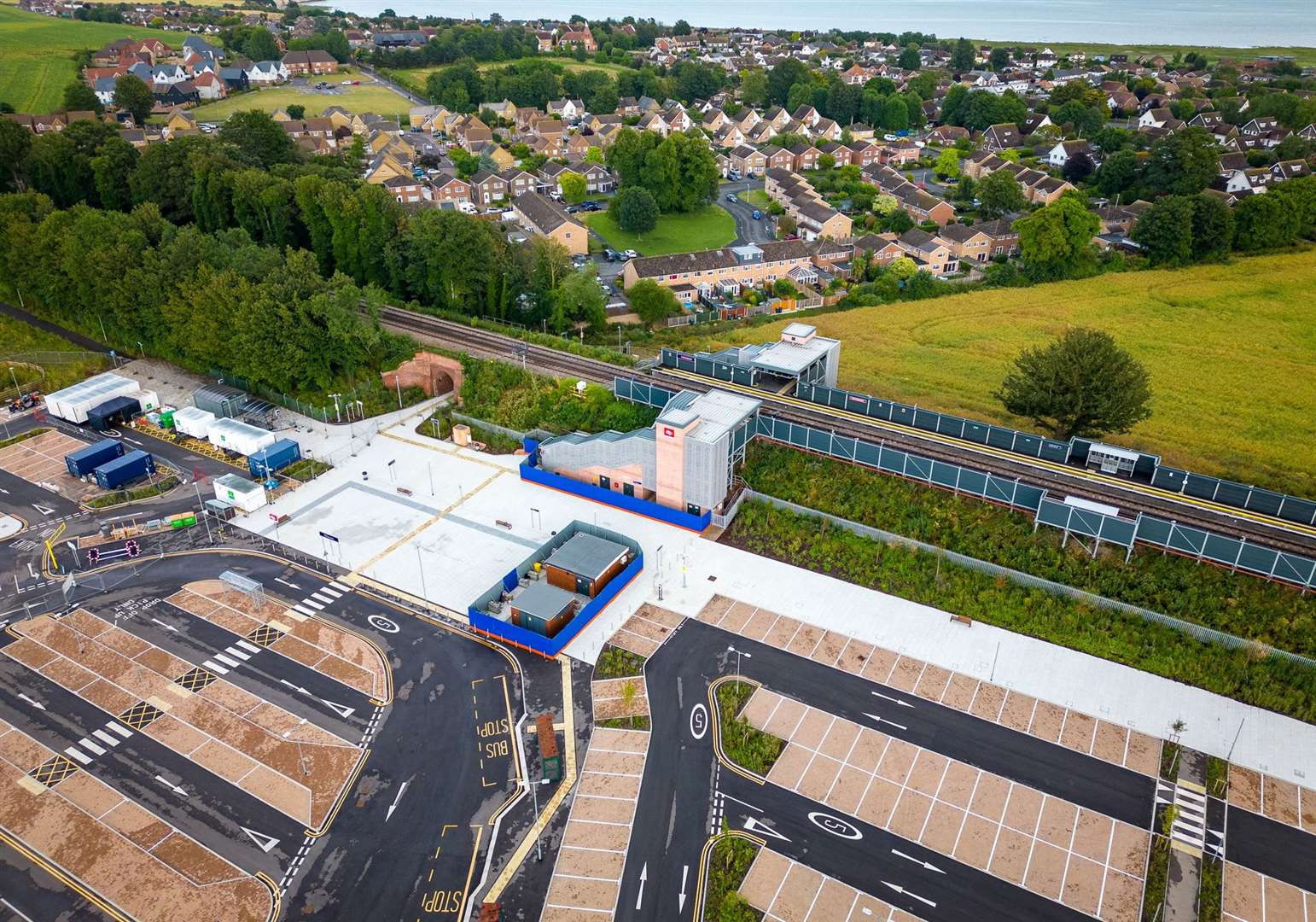 The new Thanet Parkway station opens today. Picture: on_my_drone