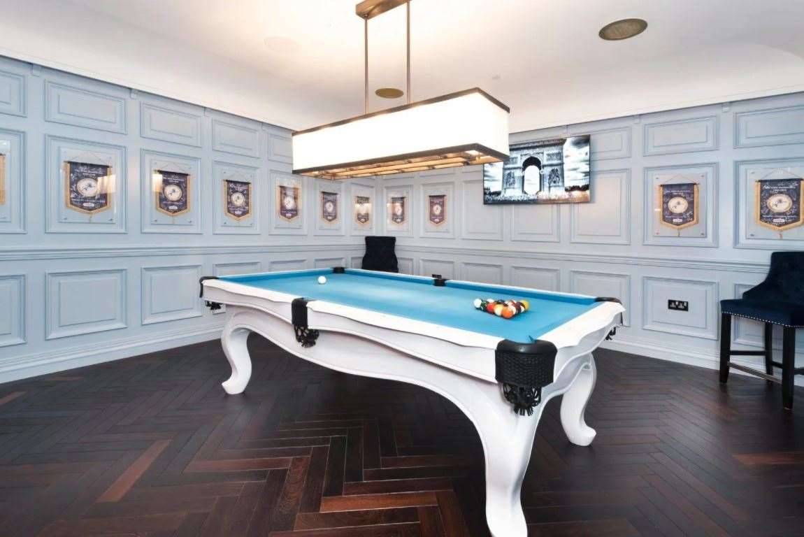 Inside the games room. Picture: Zoopla / Strutt & Parker
