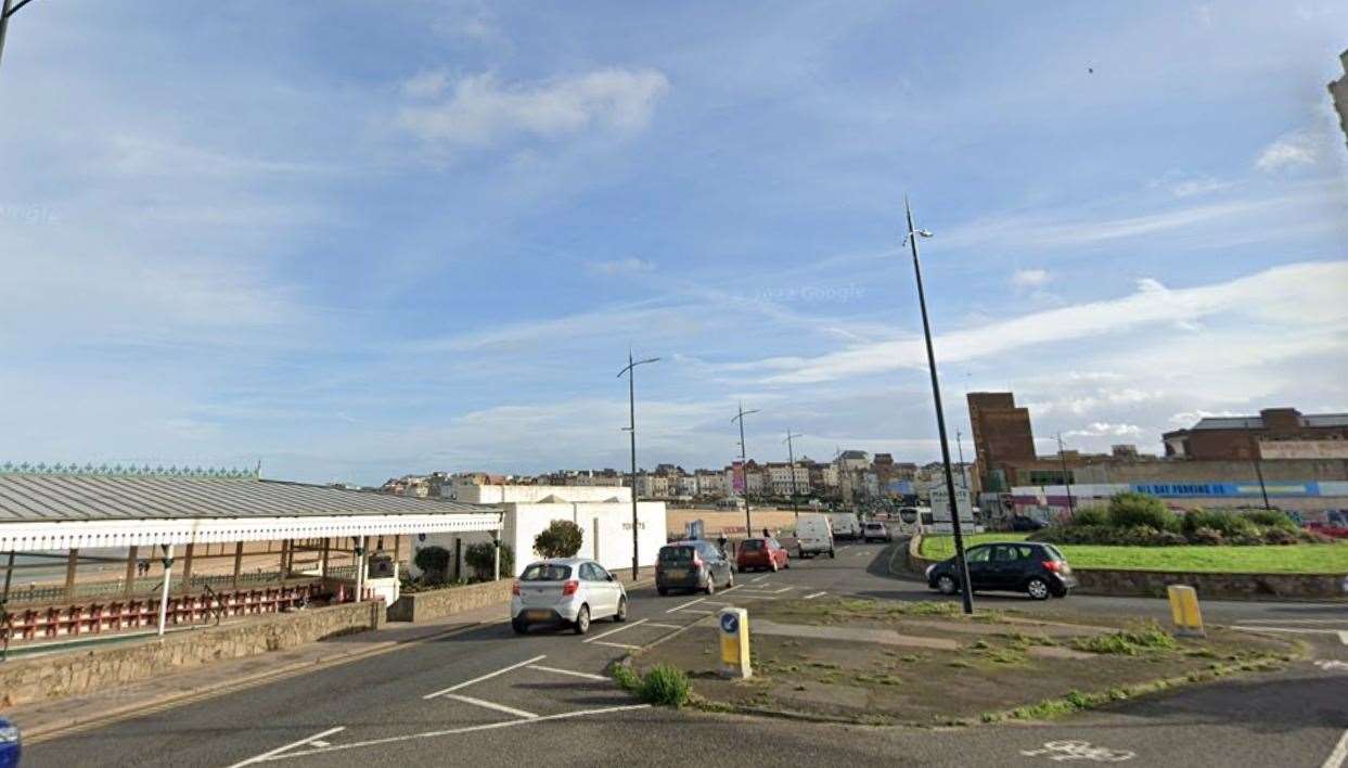 The assault happened in Marine Terrace, Margate. Picture: Google