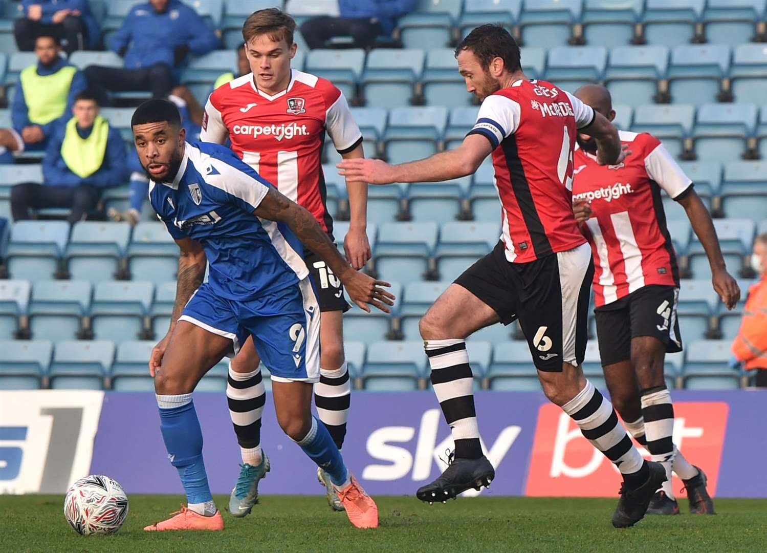 Gillingham striker Dominic Samuel might not play again this season