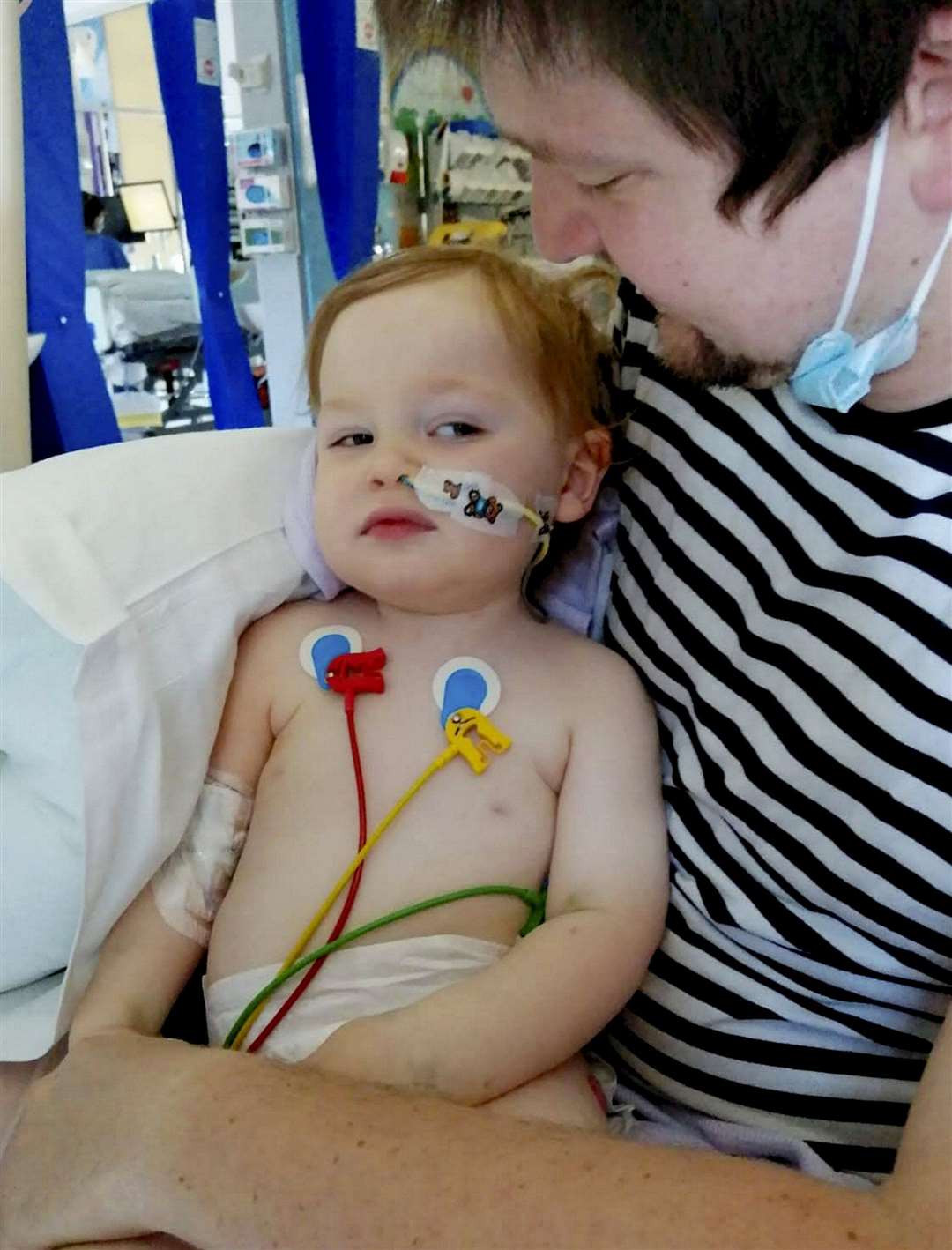 Kit Slessor-Pavely who had a seizure at 18-months old which caused “horrendous” brain damage. Picture: SWNS