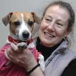 Shirley Williams and Poppy who is now on the road to recovery