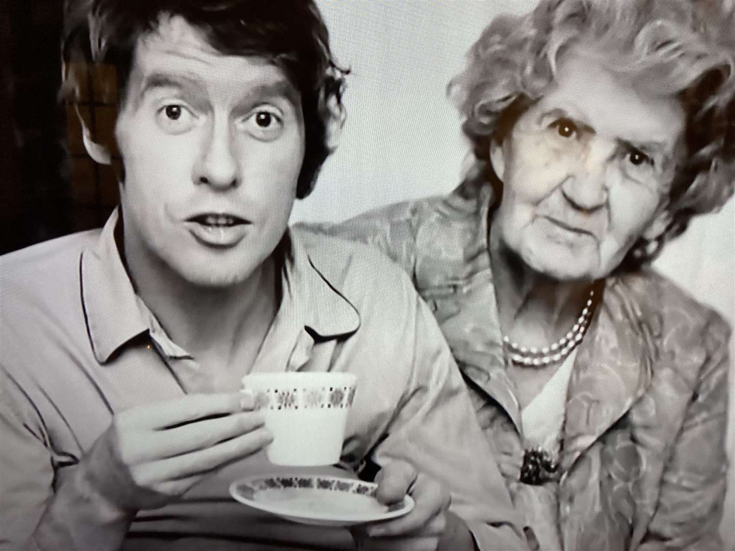 Michael Crawford and his Nan. Picture from Channel 5 TV documentary