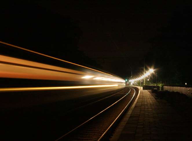 Trains from London were delayed by more than an hour. Stock picture