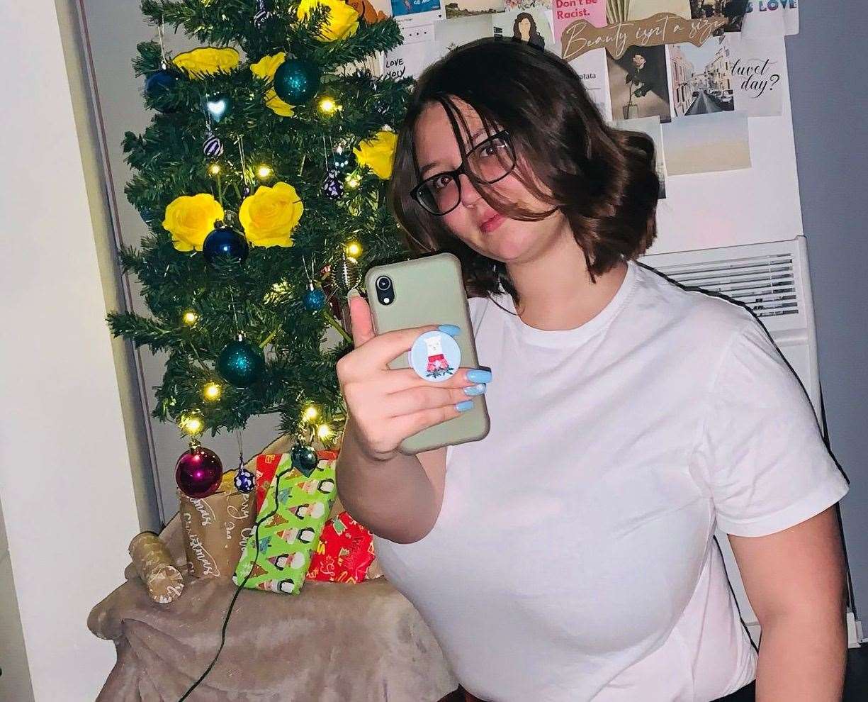 Canterbury Christ Church University student Laney Mesa-Gillman, from  Gravesend, refused NHS breast reduction for second time because of her  weight