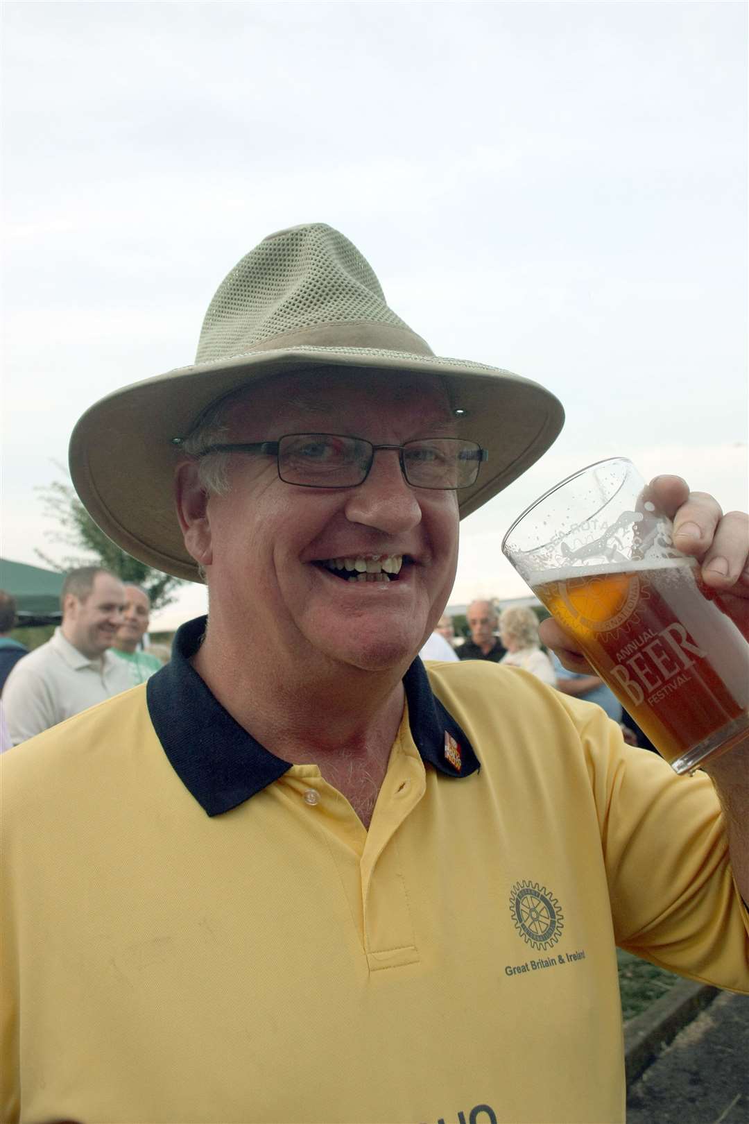 Ray Seager, Minster-on-Sea Rotary Club president and manager of Minster Working Men's Club