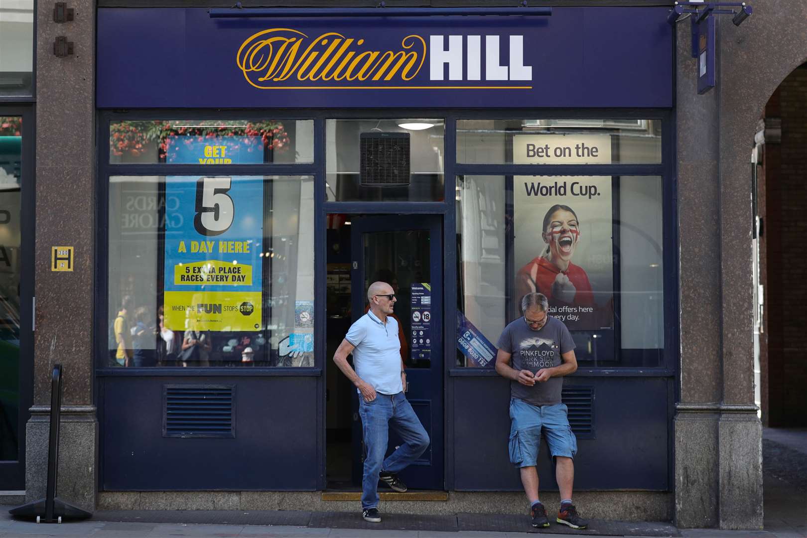 A branch of William Hill, Ludgate Hill, in central London (Aaron Chown/PA)