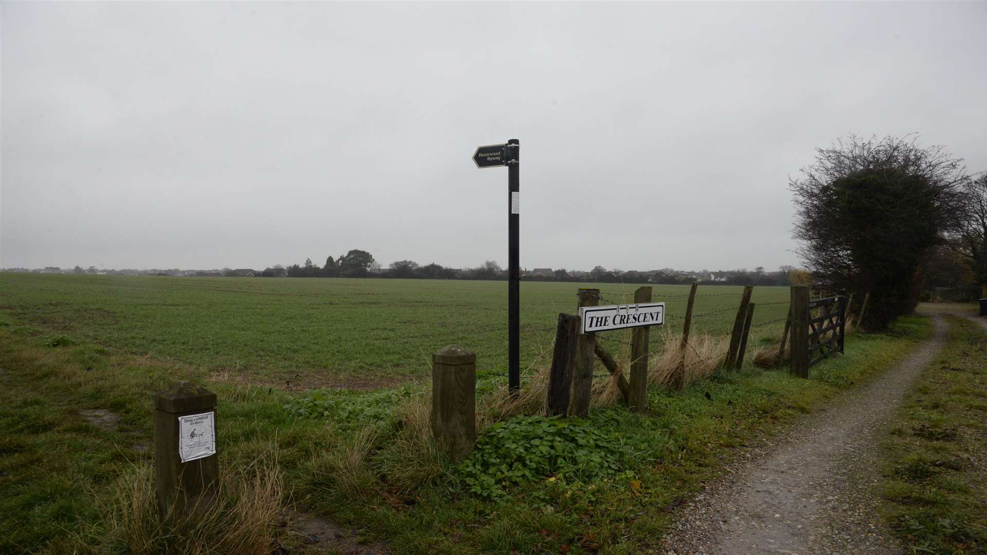 The view looking towards the Thanet Way from Grasmere Road