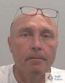 Dirk Peterson has been sent to prison after attacking two men in a Gillingham pub. Picture: Kent Police
