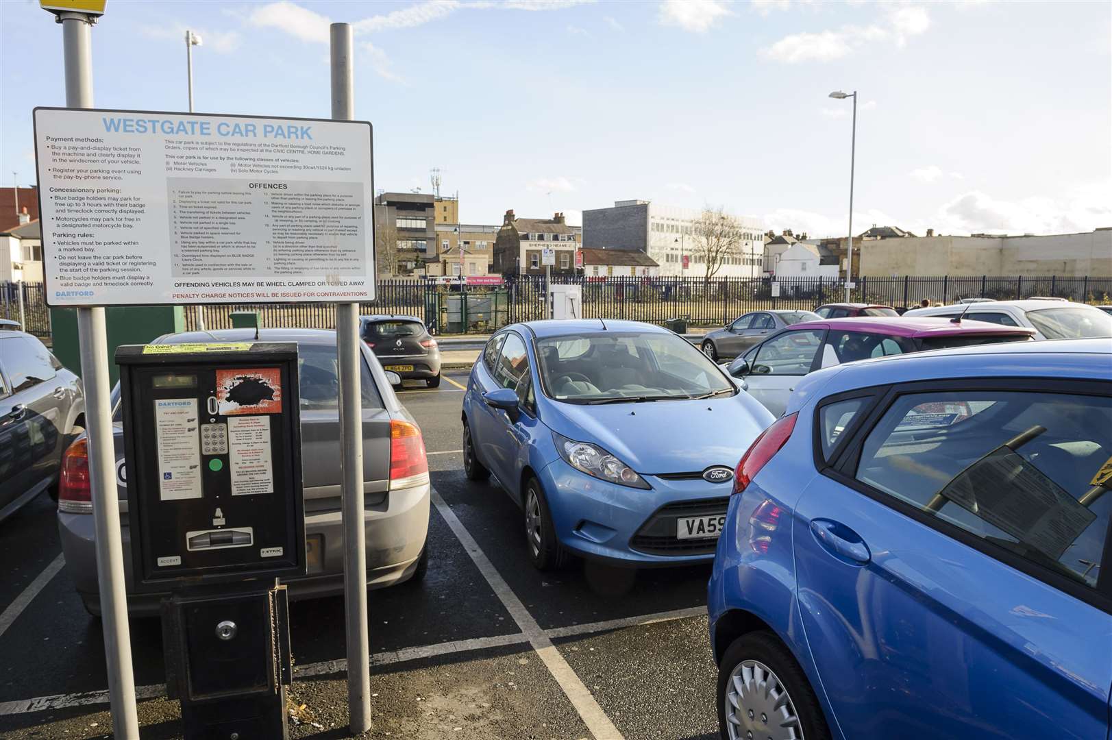 Some of Dartford Council's car parks are run by Parkmobile