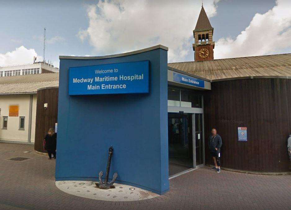 Medway Martime Hospital. Picture: Google Street View