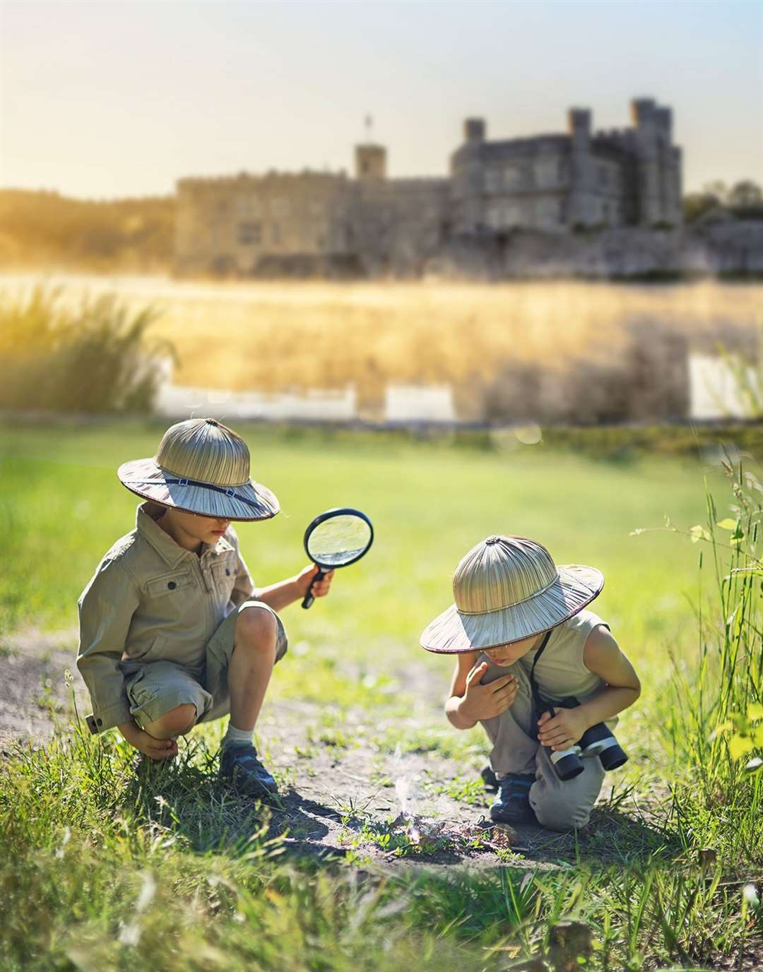 Half term hunters at Leeds Castle