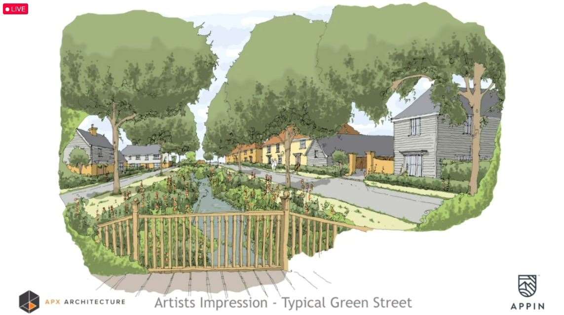 Plans for how the Foxchurch Garden Village could look. Picture: Your Shout