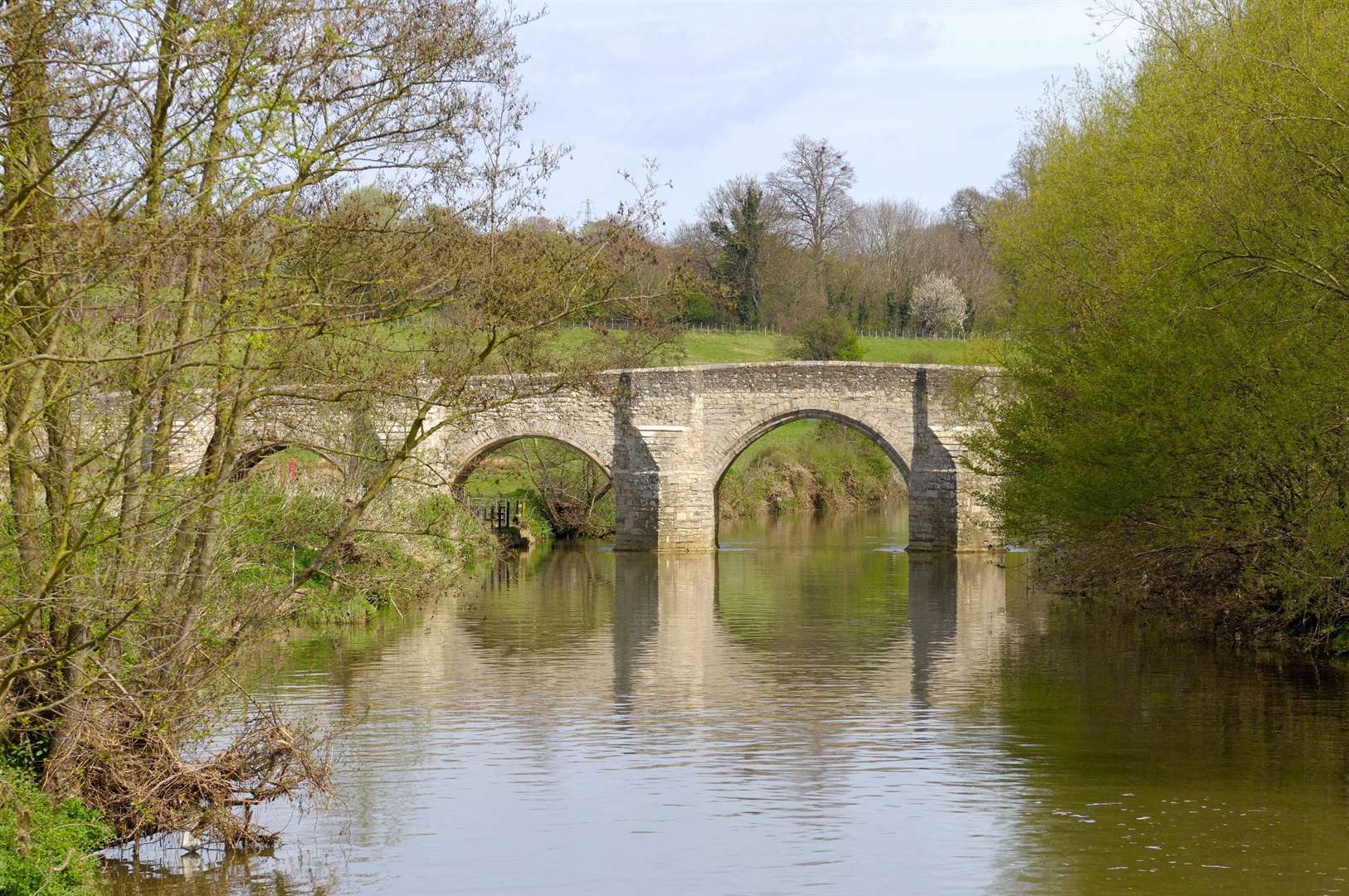 The medieval Teston Bridge will be shut for more than a month. Picture: Lucy Sadler