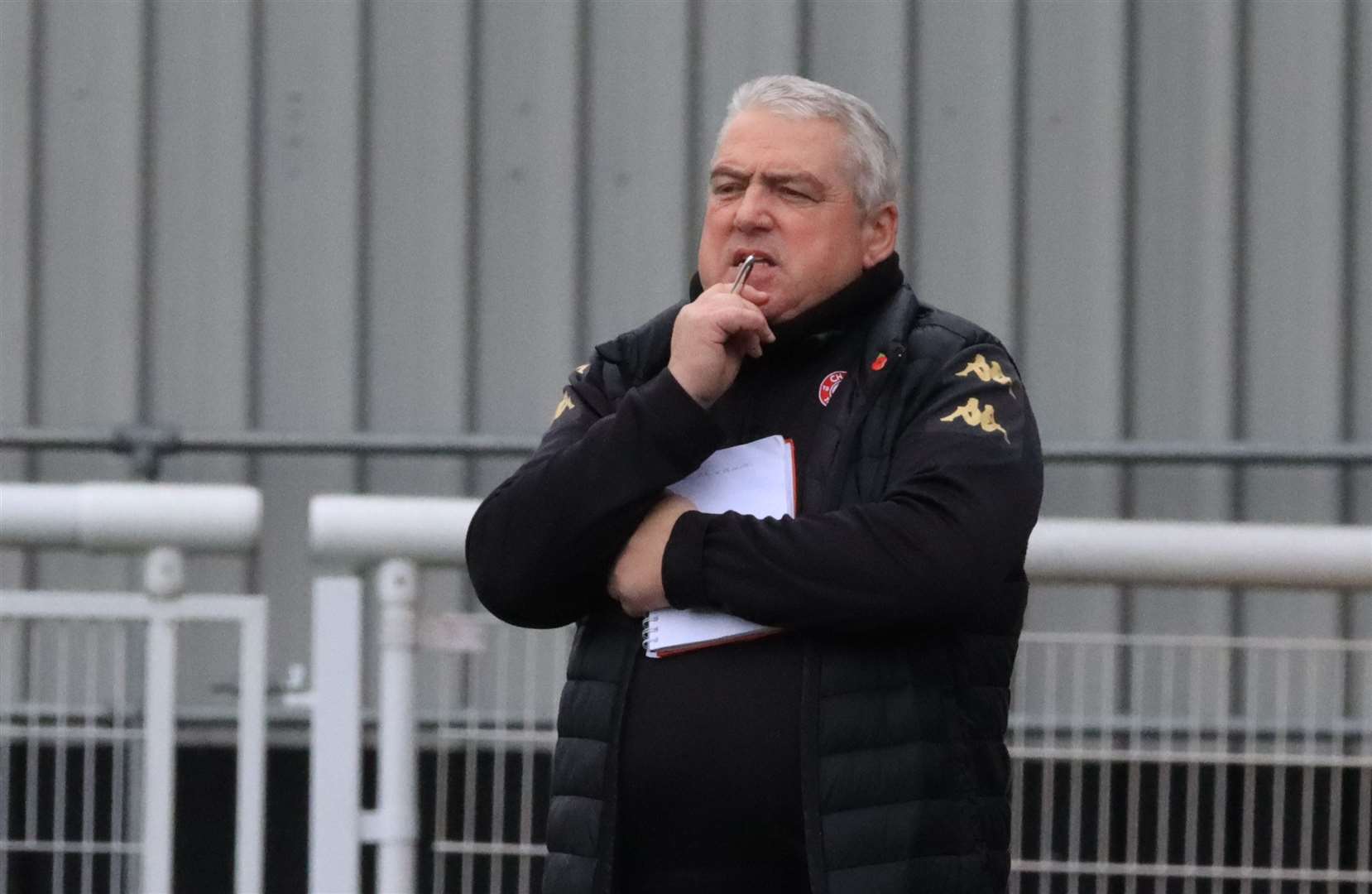 Chatham Town Women’s manager Keith Boanas hopes it’s third time lucky this weekend against Actonians Picture: Allen Hollands