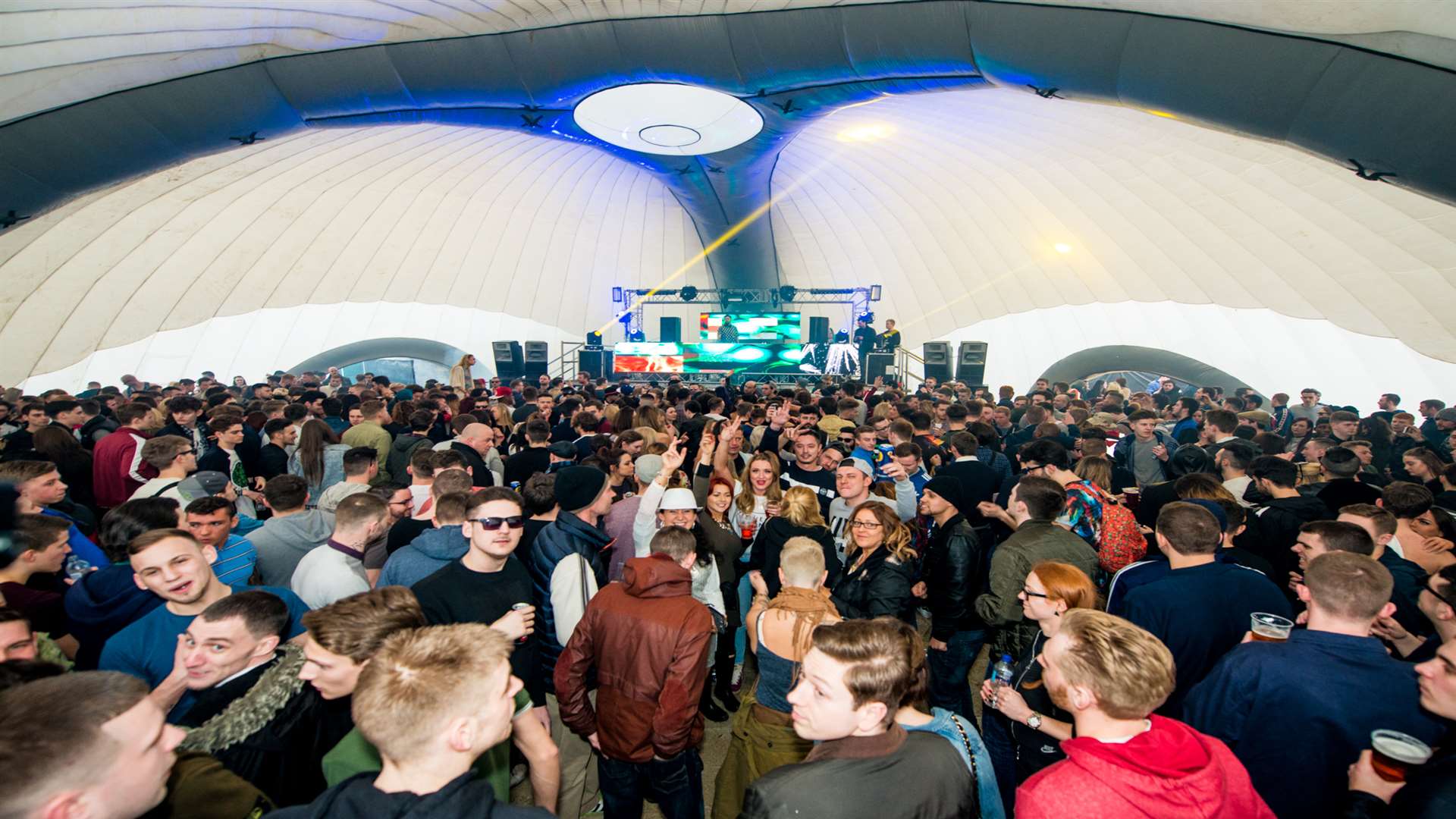 Crowds at Maidstone's Winter Social Festival. Picture: Rob Knights