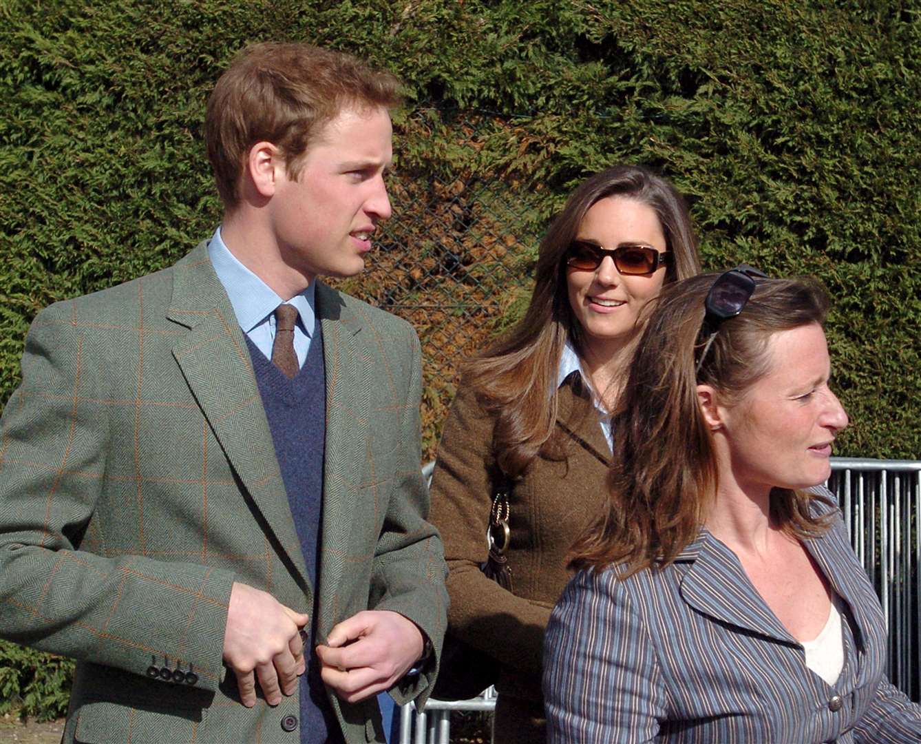 William and Kate at Cheltenham races shortly before they split (Barry Batchelor/PA)