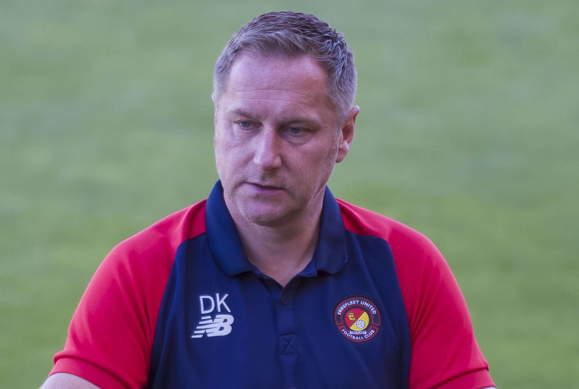 Ebbsfleet manager Dennis Kutrieb. Picture: Ed Miller/EUFC