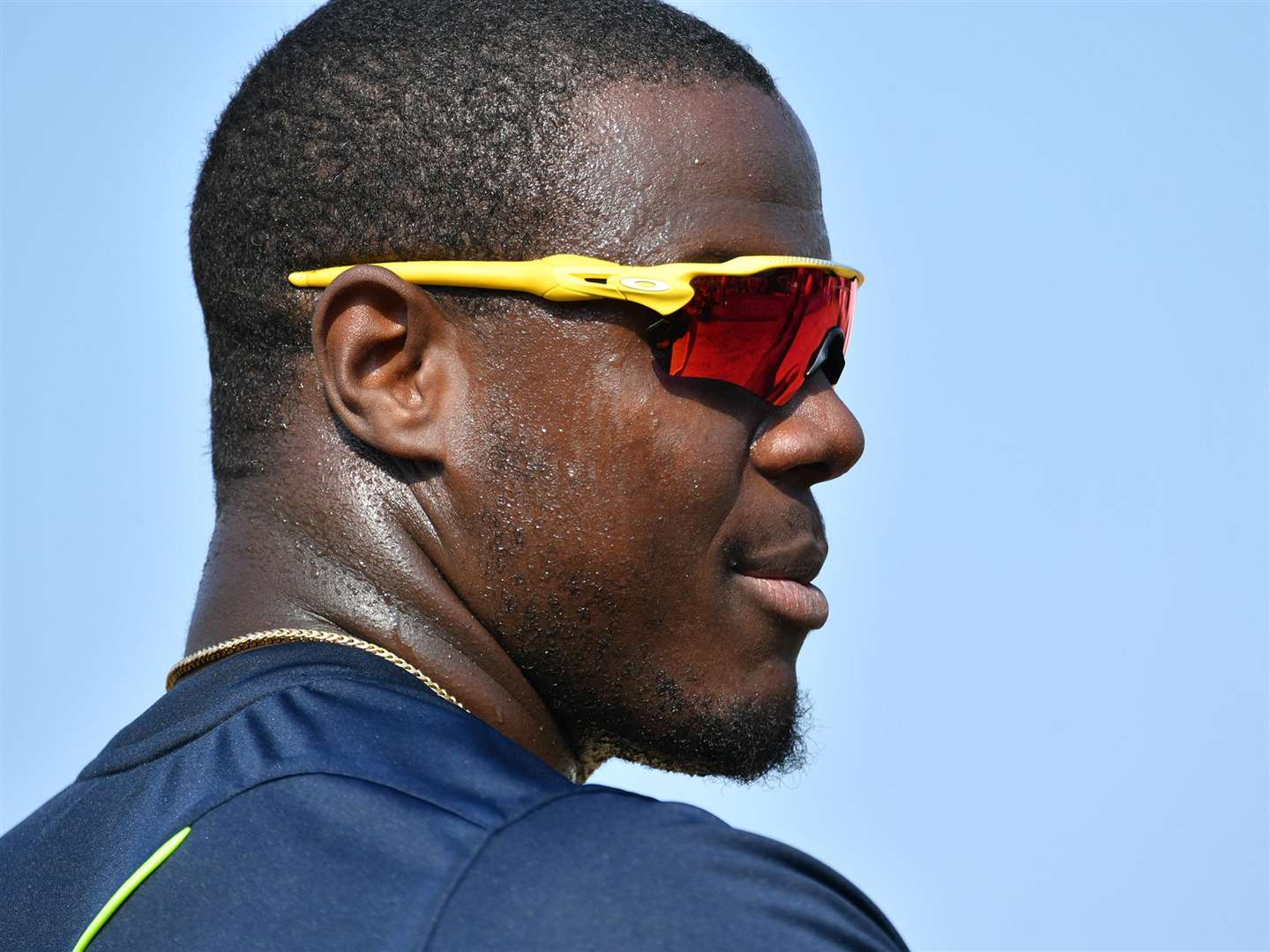 Carlos Brathwaite. Picture: Keith Gillard