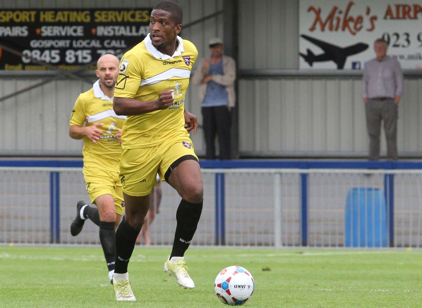 Solomon Taiwo while playing for Margate Picture: Don Walker