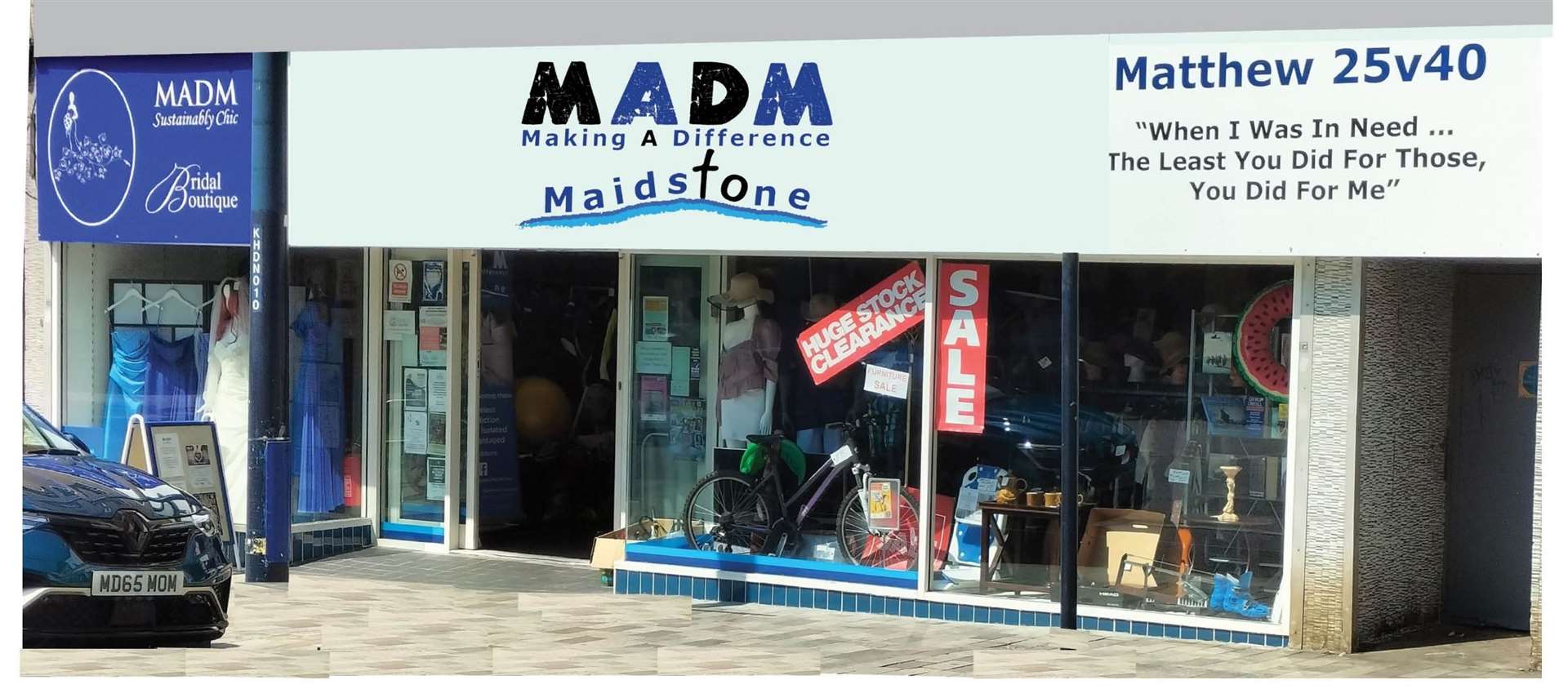 The MADM store in Maidstone High Street