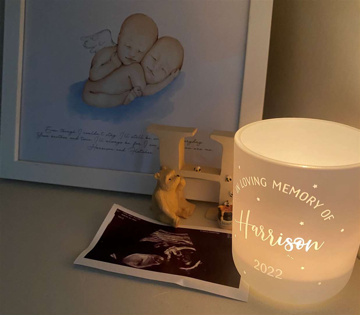 Harrison was stillborn following complications during pregnancy. Picture: Emily Cooke