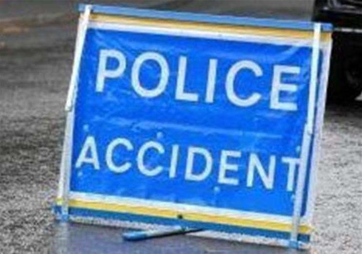 An accident has partially blocked the A2