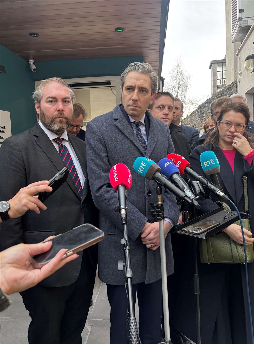 Simon Harris has said Ireland will not be silenced (Cate McCurry/PA)