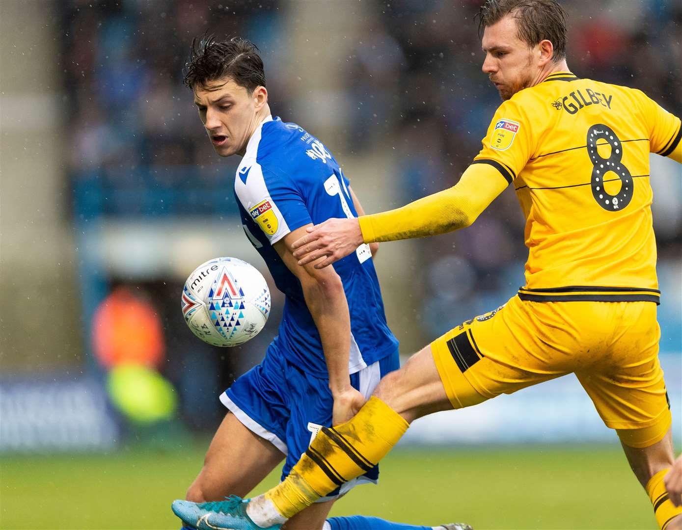 Alfie Jones in action against MK Dons