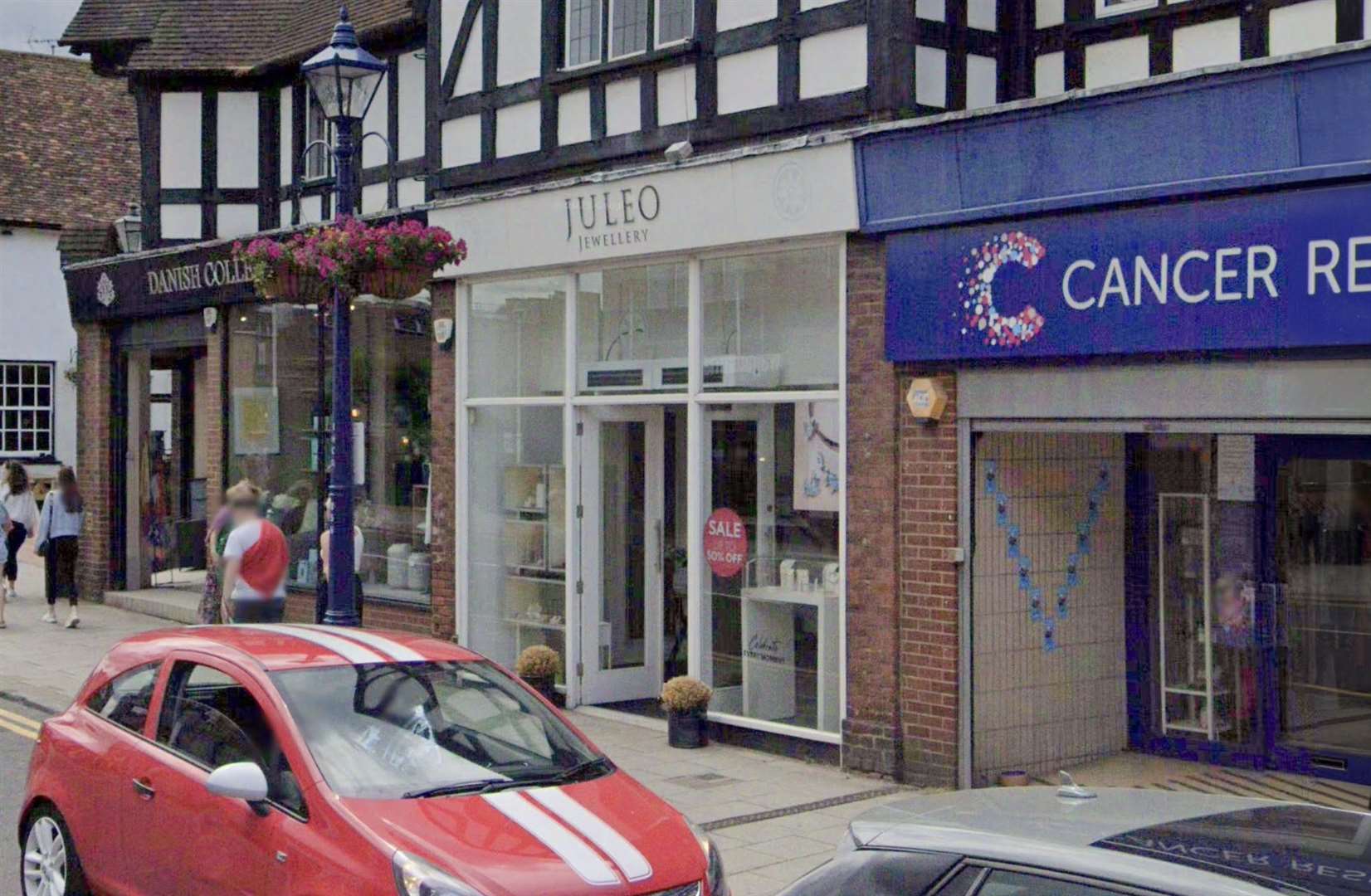 A £22,000 diamond necklace was reported stolen from Juleo Jewellery store at Bligh’s Meadow Shopping Centre in Sevenoaks. Picture: Google Maps