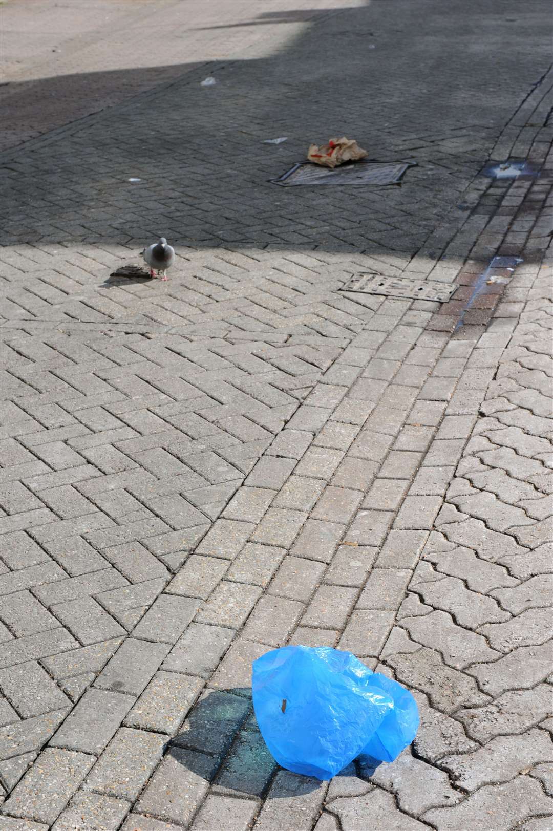 Rubbish dumped in Dartford high street