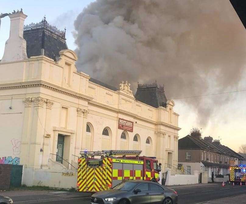 It is now believed to be an arson attack. Picture: Hot Rod Diner Facebook