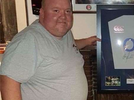 Adam weighed more than 26 stone less than two years ago