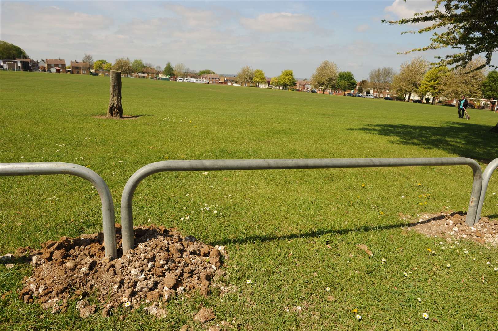 Police were called to Beechings field, Beechings Way, Gillingham on Tuesday