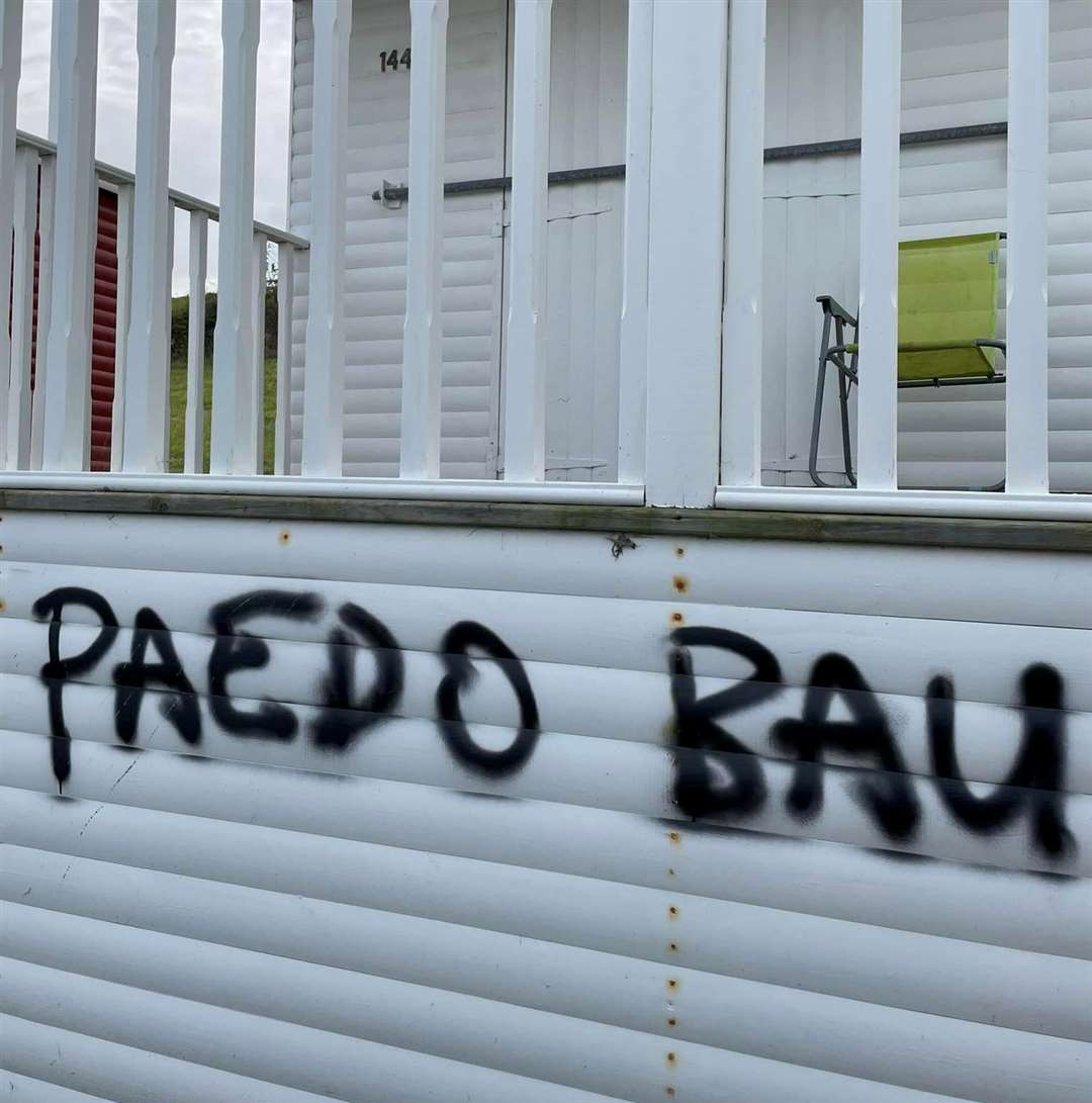 Beach huts in Tankerton have been targeted by vandals over the past few years. Picture: Warren Jarvis