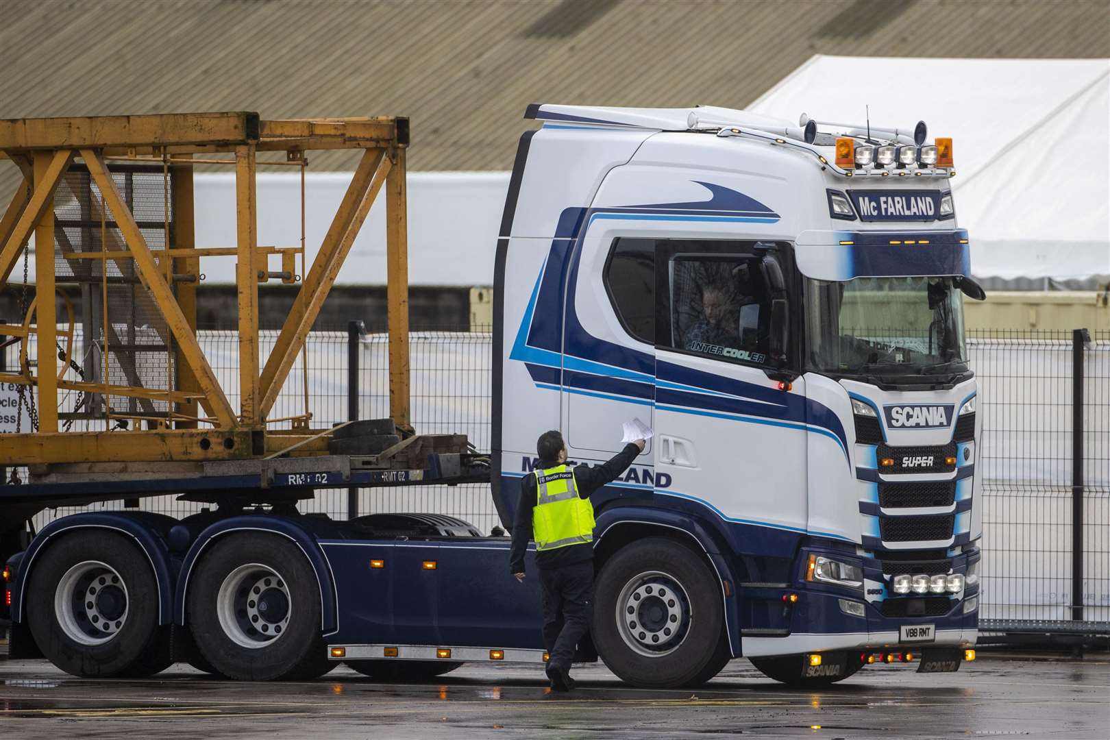 The Northern Ireland Protocol has led to checks on goods entering NI from GB at ports (PA)