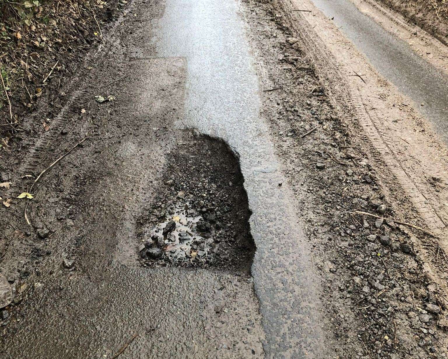 Just 8% of motorists who submitted a pothole-related claim to KCC between January 2023 and February 2024 had their request accepted. Picture: Steve Clark