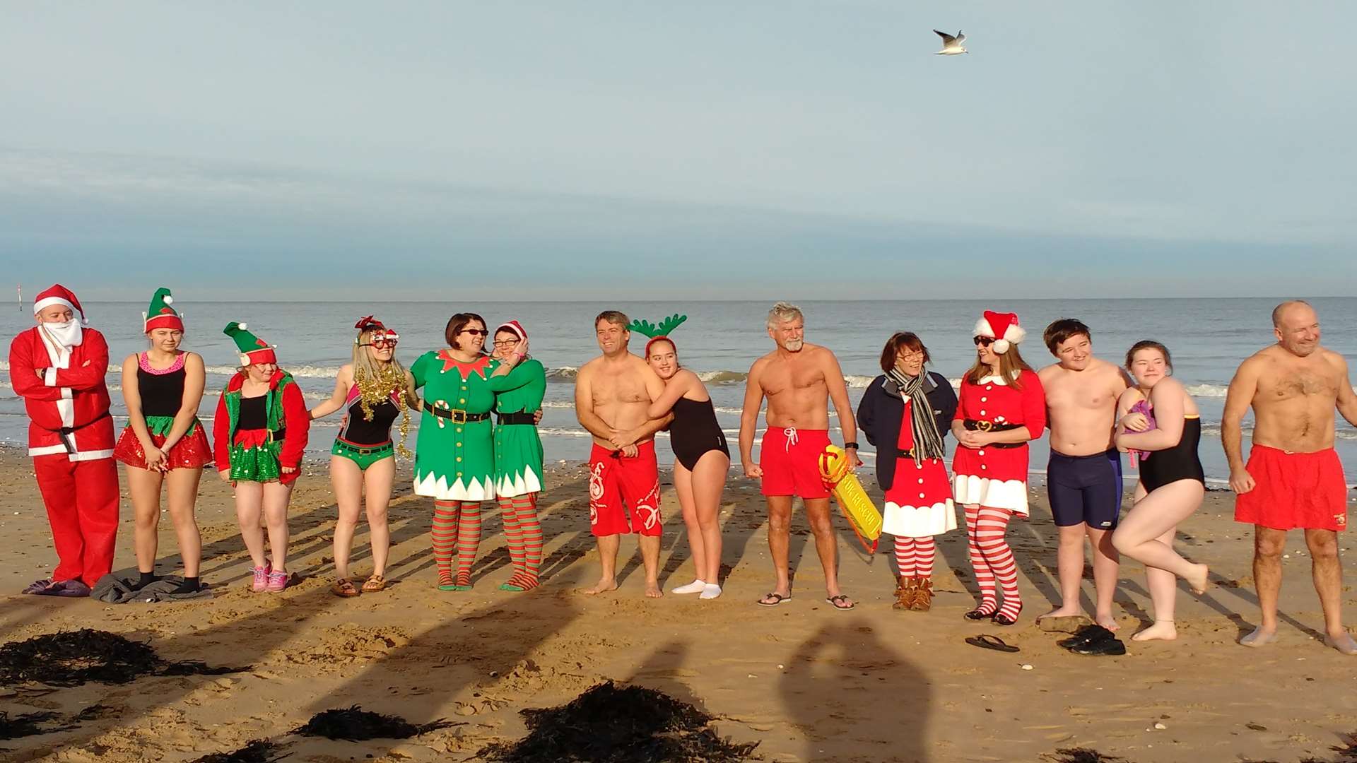 Thanet Lifeguard Club's annual winter swim