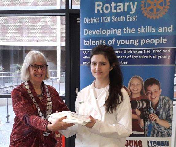 Young Cooks secondary school winner Amelia Page reached the Kent and East Sussex final of the Rotary Young Chef Competition (7037139)