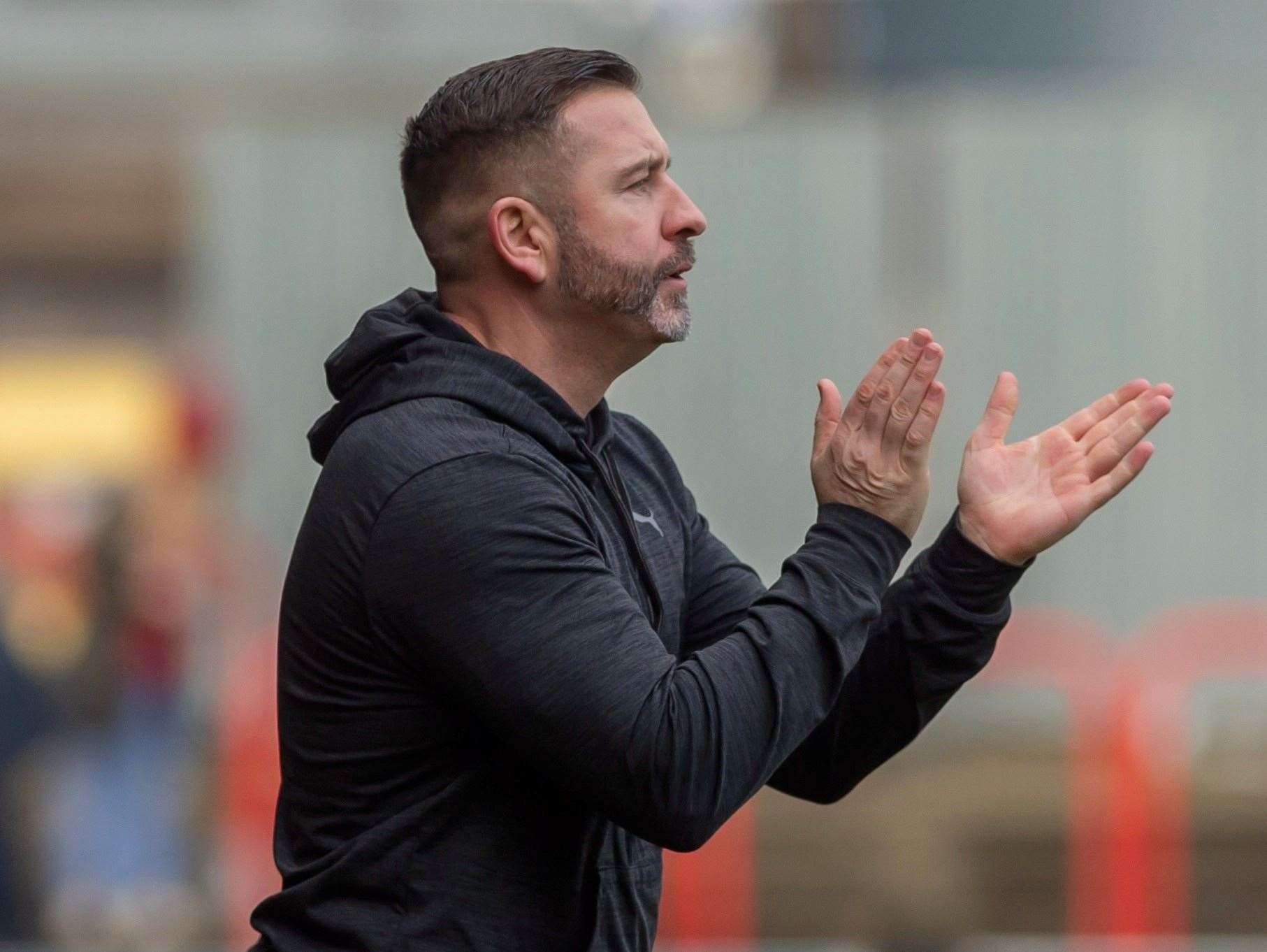 Sittingbourne manager Ryan Maxwell. Picture: Ian Scammell