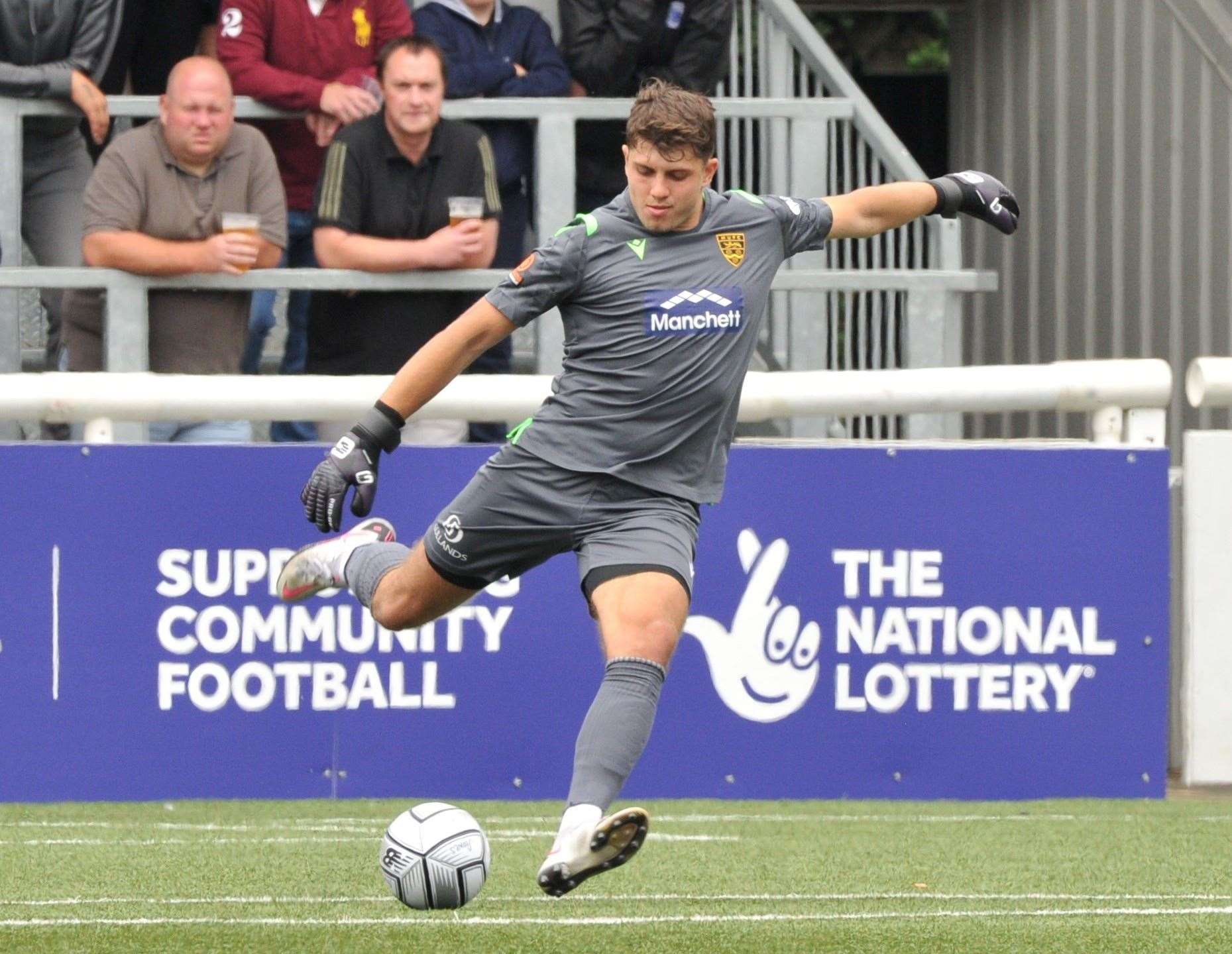 Maidstone United goalkeeper Tom Hadler Picture: Steve Terrell