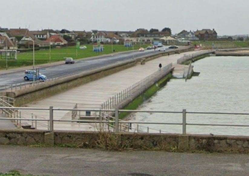 Dog owners are being told to keep their animals away from Minnis Bay, Birchington-on-Sea. Picture: Google