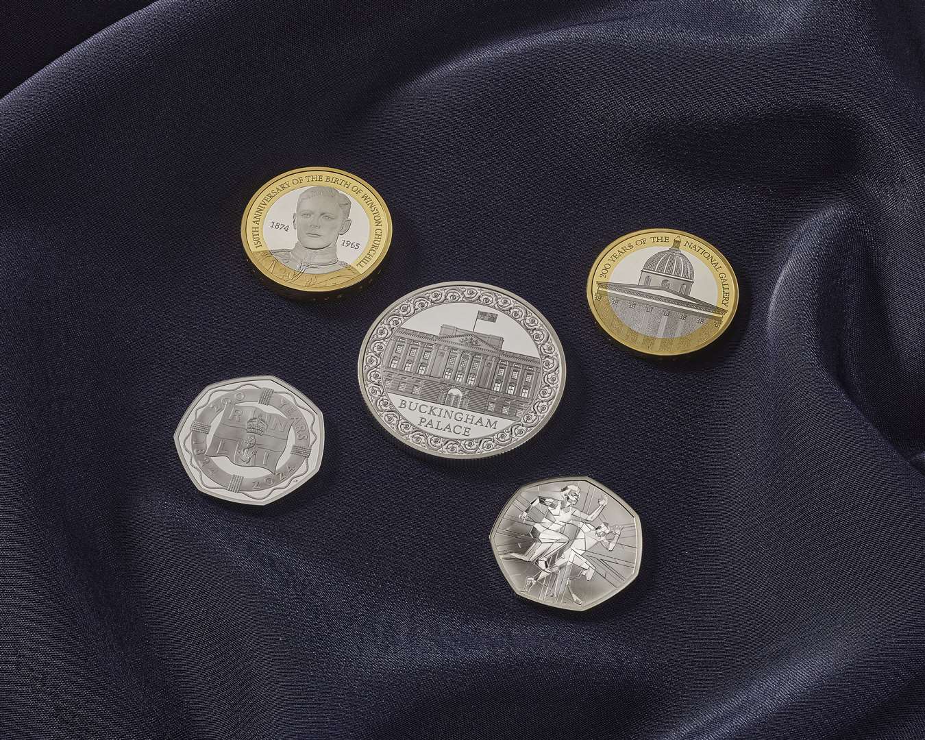 The new Royal Mint coins for 2024 laid out (Royal Mint/PA)