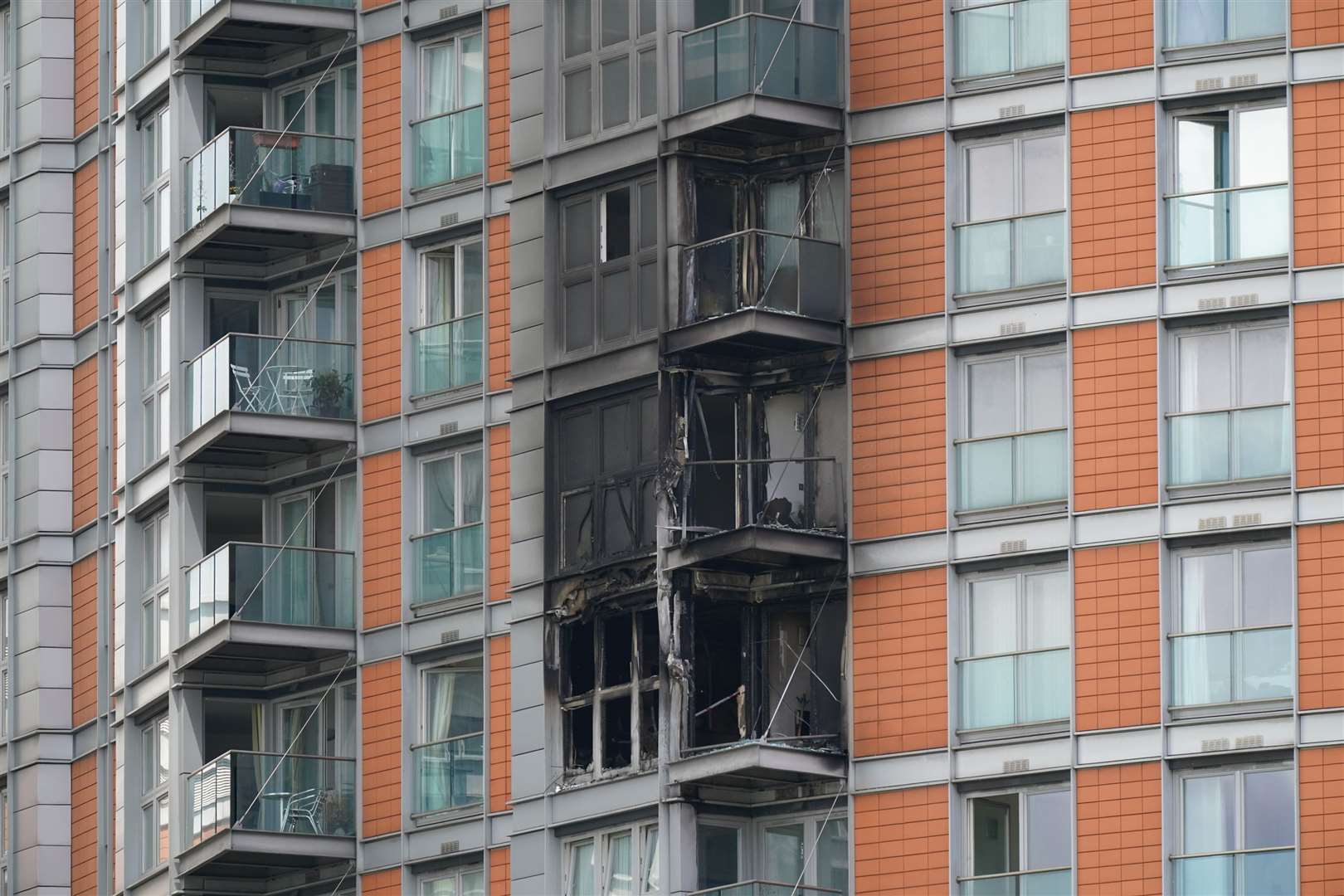 The building acted like a ‘broken chimney’, the report said (Yui Mok/PA)