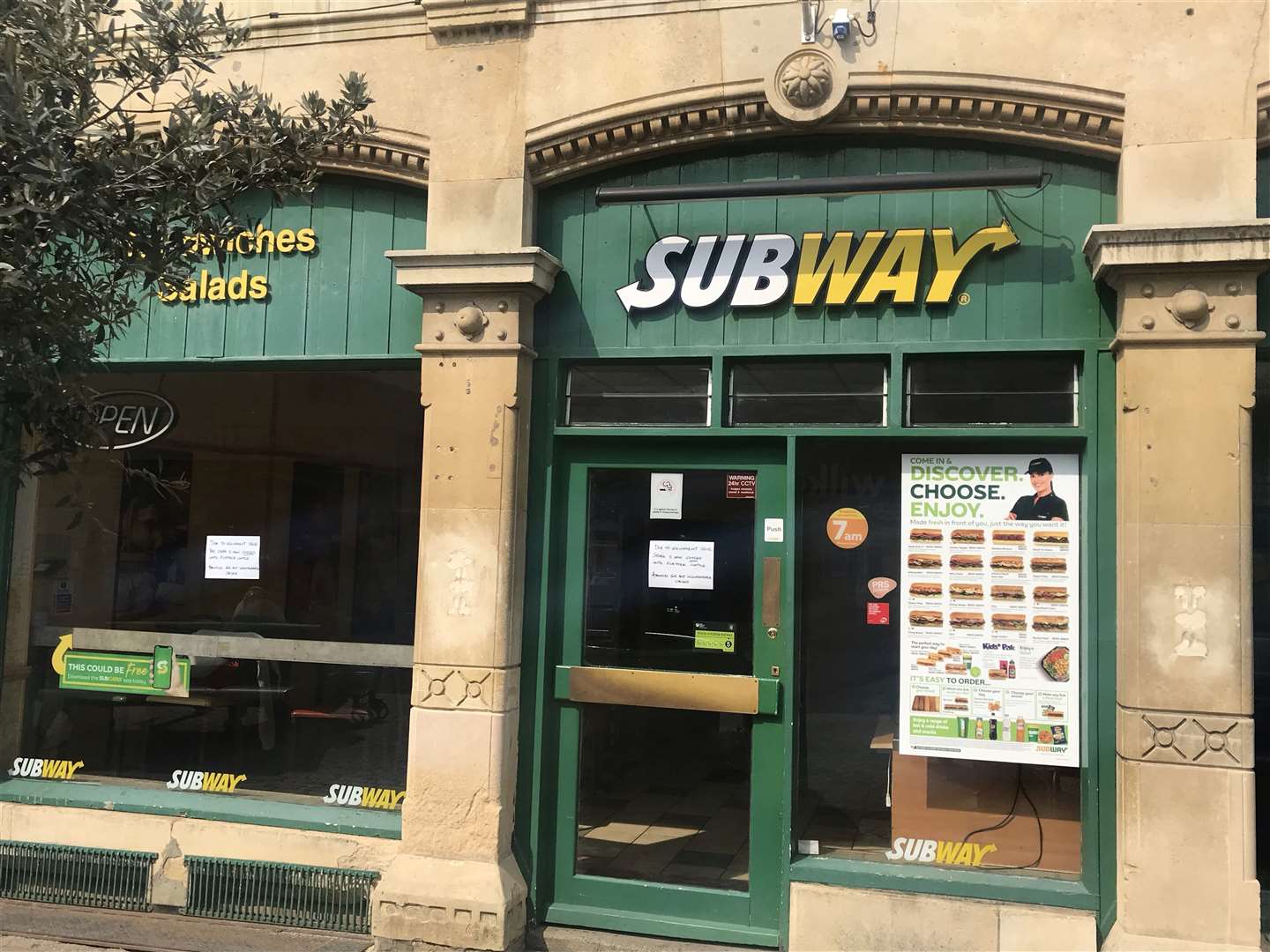 More than 20 Subway branches have reopened for takeaway and delivery across Kent