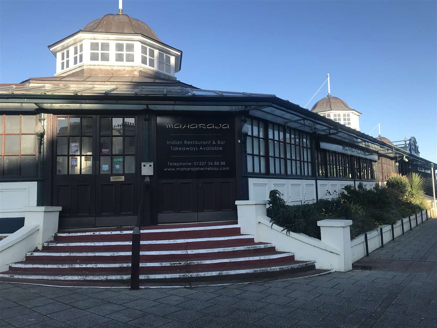 The Maharaja in Central Parade, Herne Bay, closed down after a pigeon nest and droppings were discovered inside its food store