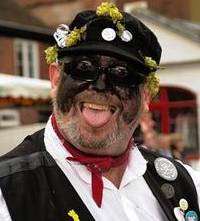 Morris dancers entertain the crowds at Faversham Hop Festival 2011